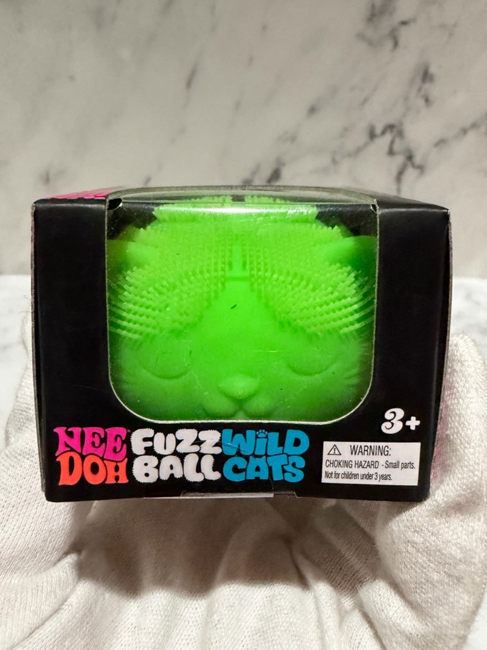 NeeDoh Fuzz Ball Wild Cats - GREEN